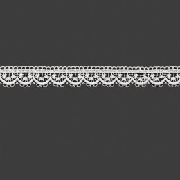 Koronka gipiurowa, wysokość 4cm, kolor biały 074031/447/001/000004/1