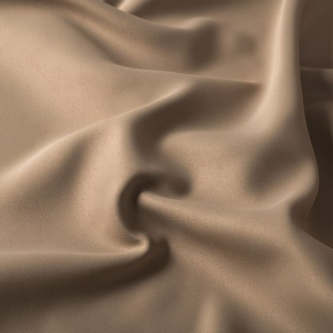 Tkanina dekoracyjna typu blackout GRETA wysokość 320 cm kolor jasny brązowy
