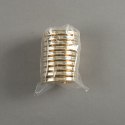 Przelotka plastikowa Uniwersalna, 10szt.,śr wew 35,5mm zewn. 57,5mm, kolor złoto mat 030 PRZELO/PLA/030/004004/1
