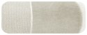 Ręcznik z welurową bordiurą LUCY 70x140 cm kolor beżowy