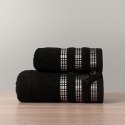 Ręcznik kąpielowy LUXURY 70x140 cm kolor czarny