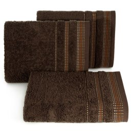 Ręcznik frotte POLA 30x50 cm kolor brązowy