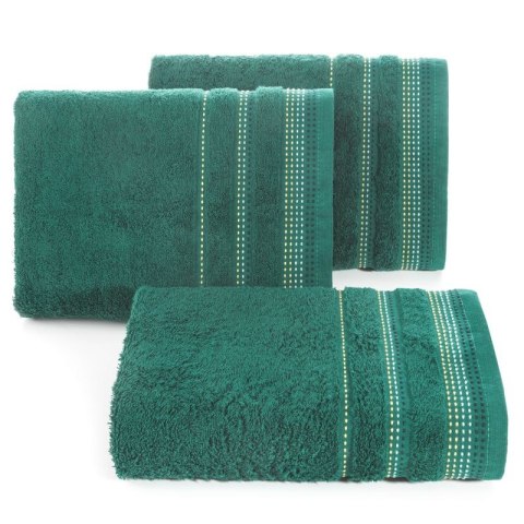 Ręcznik frotte POLA 30x50 cm kolor butelkowy zielony