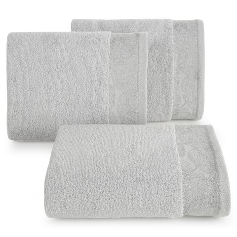 Ręcznik bawełniany AGIS 70x140 cm kolor srebrny
