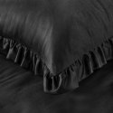 Komplet pościeli z makosatyny VENUS 160x200 cm kolor czarny