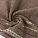 Ręcznik bawełniany LIVIA 70x140 cm kolor jasnobrązowy