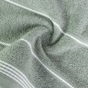 Ręcznik z bordiurą MIRA 30x50 cm kolor stalowy