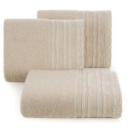 Ręcznik bawełniany ROSSI 70x140 cm kolor beżowy