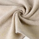 Ręcznik bawełniany METALIC 50x90 cm kolor beżowy