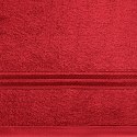 Ręcznik z żakardową bordiurą LORI 50x90 cm kolor czerwony