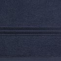 Ręcznik z żakardową bordiurą LORI 70x140 cm kolor granatowy