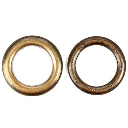 Przelotka metalowa, śr wew 40mm zewn. 60mm, kolor brąz antyczny 032 PRZELO/MET/032/004004/1