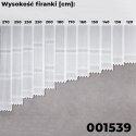 Firanka żakardowa 001539 wysokość 270 cm kolor biały