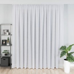 Woal kreszowany 000101 wysokość 290 cm kolor biały
