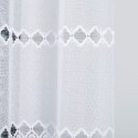 Firanka żakardowa 018669 wysokość 180 cm kolor biały