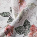 Tkanina dekoracyjna BLANKO szerokość 140 cm kolor różowy ze srebrnym