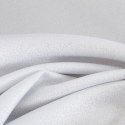 Tkanina dekoracyjna wodoodporna HARPER szerokość 140 cm kolor biały ze srebrną nitką