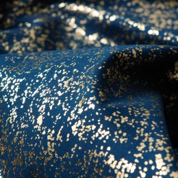 Tkanina dekoracyjna LUNA kolor granatowy ze złotym nadrukiem LUNA00/TDP/008/000290/1