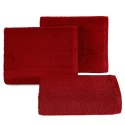Ręcznik frotte GŁADKI2 50x90 cm kolor bordowy