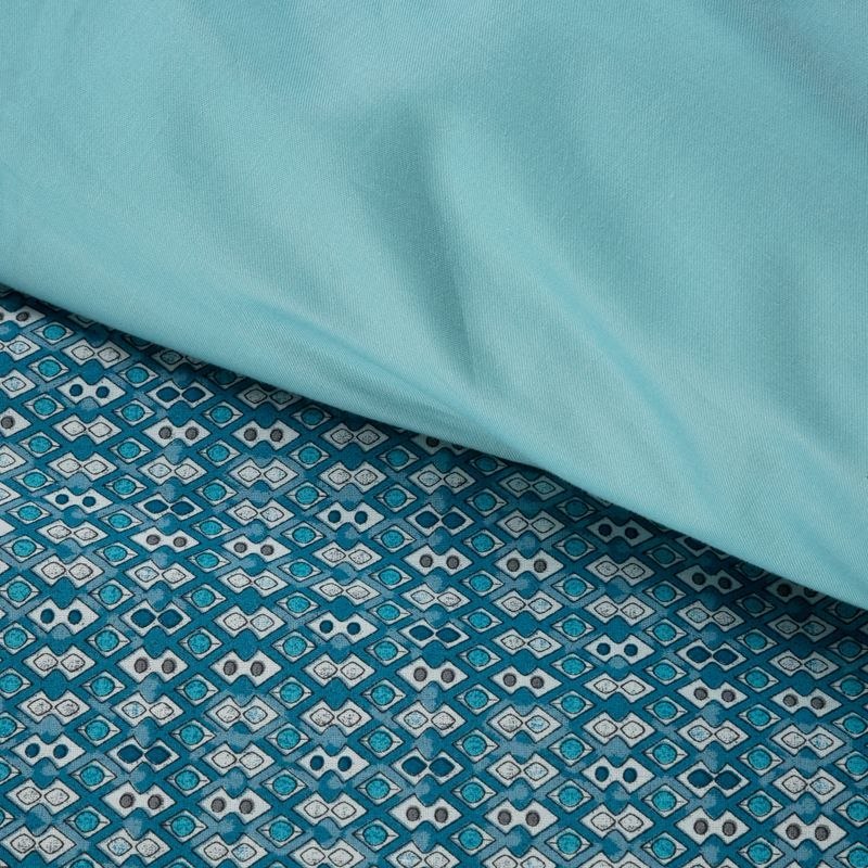 Komplet pościeli bawełnianej PALERMO 160x200 cm kolor niebieski