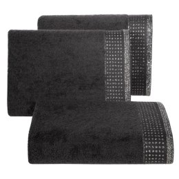 Ręcznik frotte LUNA 70x140 cm kolor czarny