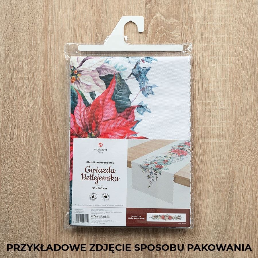 GWIAZDA BETLEJEMSKA Obrus wodoodporny, 140x180cm, kolor 001 czerwono-zielony PBN010/KSP/C01/140180/1