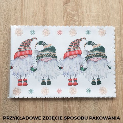 GNOM Podkładki na stół wodoodporne, 45x30cm, kolor 003 niebiesko-szary, komplet 2szt. PBN009/KSP/C03/045030/1