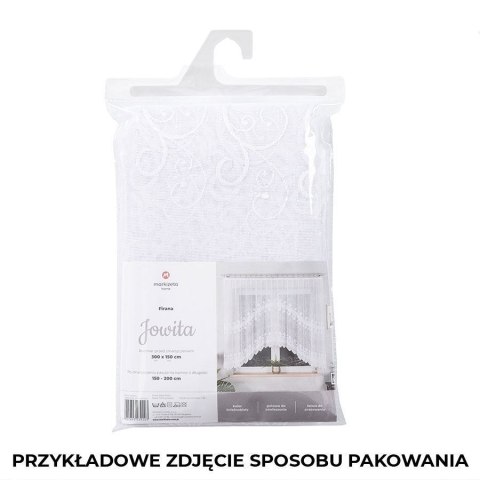 Firanka gotowa żakardowa JOWITA 120x250 cm kolor biały