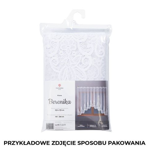 Firanka gotowa żakardowa BERENIKA 120x250 cm kolor biały