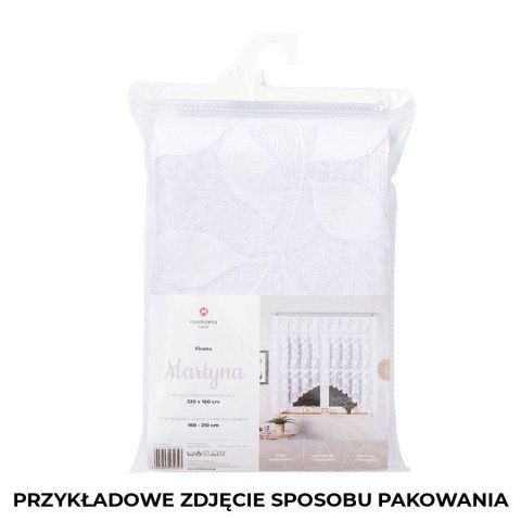 Firanka gotowa żakardowa KAJA 100x250 cm kolor biały