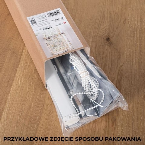 Lino, roleta rzymska półprzezroczysta, szerokość 80 cm x wysokość 160cm, kolor 003 beżowy, 036148 P00096/RZY/003/080160/1