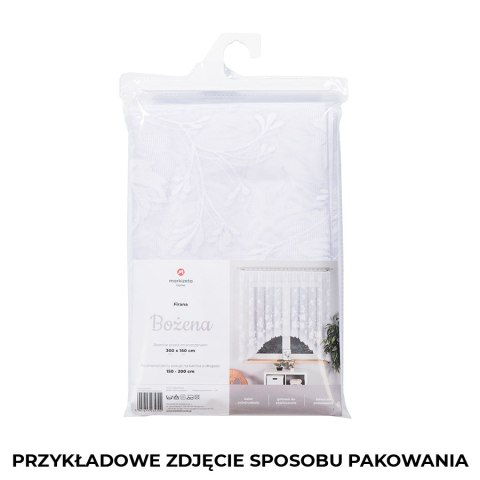 Firanka gotowa żakardowa BOŻENA 160x300 cm kolor biały