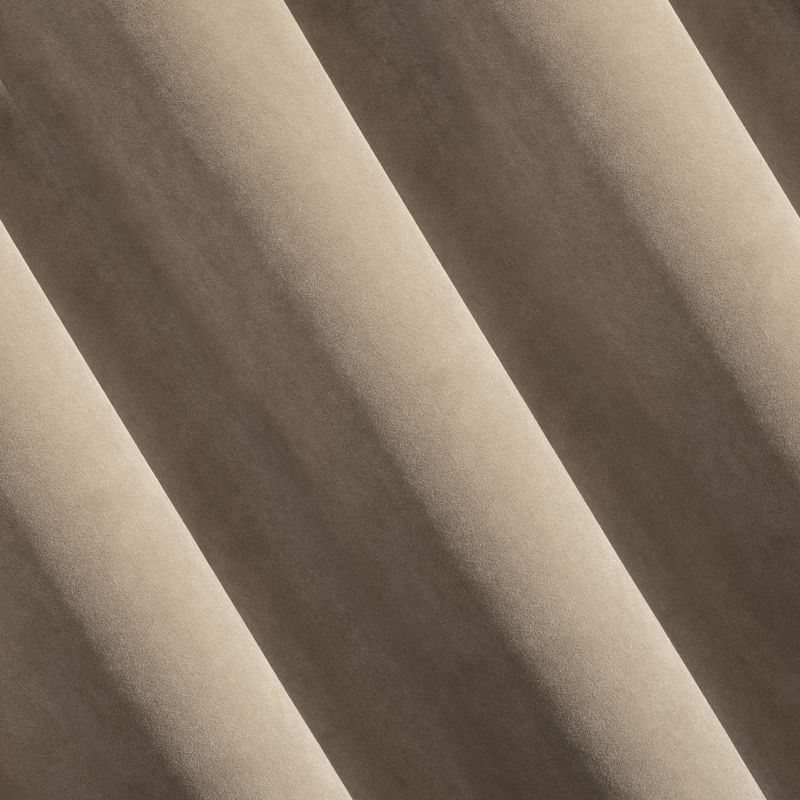 Zasłona gotowa na taśmie KRISTI 140x270 cm kolor jasnobrązowy