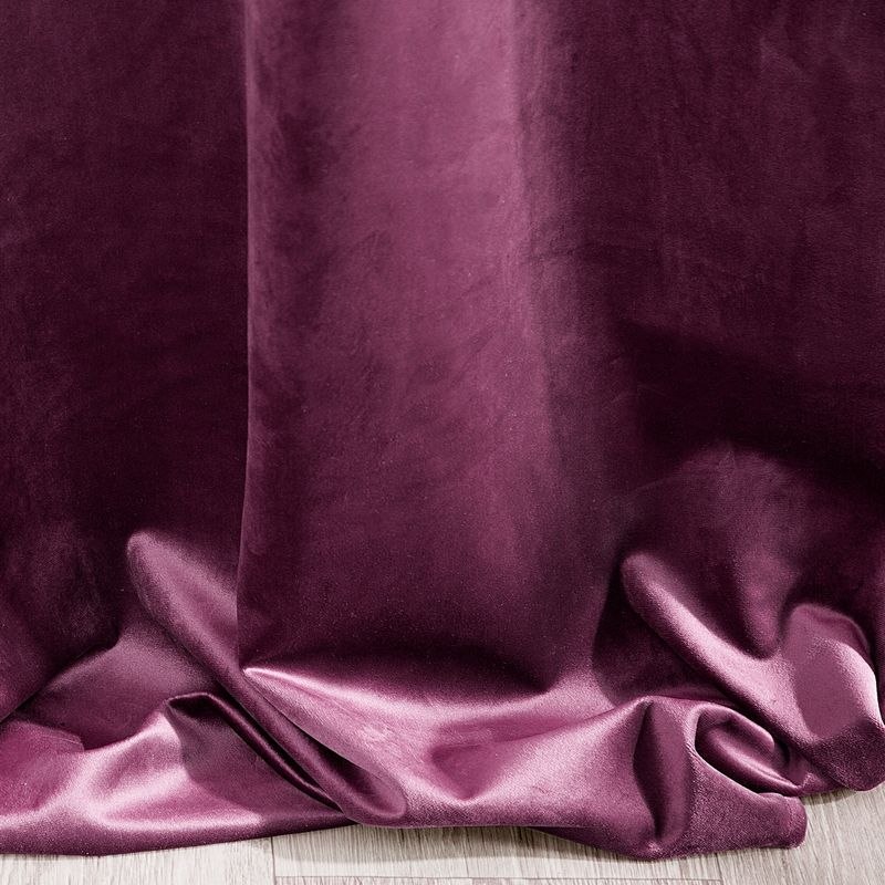 Zasłona gotowa na taśmie VILLA 140x270 cm kolor fioletowy