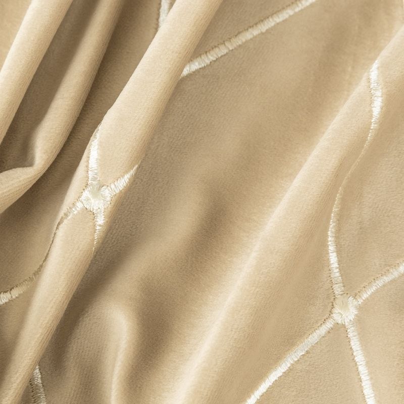 Zasłona gotowa PIERRE CARDIN MARGO 140x250 cm kolor beżowy Zasłona gotowa PIERRE CARDIN MARGO 140x250 cm kolor beżowy