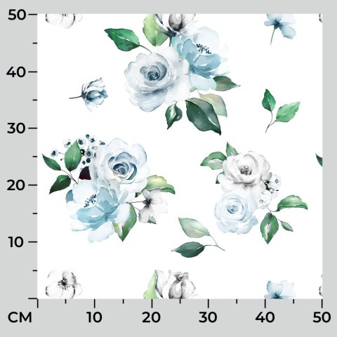 LANOSA Firanka WOAL, 140cm, kolor 002 niebieski D00002/WOA/002/140000/1