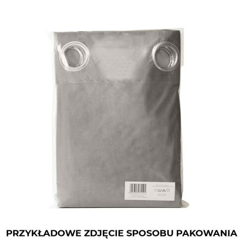 BASIC Zasłona gotowa, szerokość 145 x wysokość 250cm, kolor 005 jasny szary TD0009/ZGT/005/145250/1