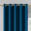 Tkanina dekoracyjna MILAS wysokość 320 cm kolor ciemny niebieski
