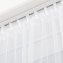 Firanka haftowana 009553 wysokość 280 cm kolor biały