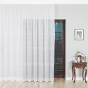 Firanka haftowana 016763 wysokość 280 cm kolor biały