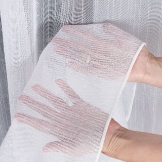Firanka fantazyjna z ołowianką, wysokość 300cm, kolor 001 biały 001155/OLO/001/000300/1