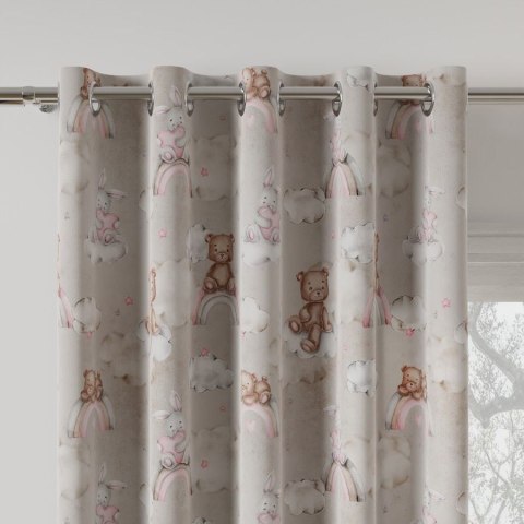 MISIACZKI Tkanina dekoracyjna BLANKO, 150cm, kolor 003 różowy D00111/BLA/003/145000/1 MISIACZKI Tkanina dekoracyjna BLANKO, 150cm, kolor 003 różowy D00111/BLA/003/145000/1