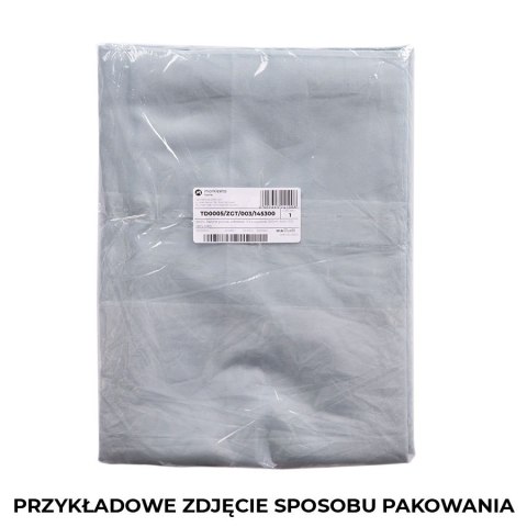 BASIC Zasłona gotowa, szerokość 145 x wysokość 300cm, kolor 005 pastelowy szary TD0005/ZGT/005/145300/1
