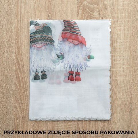 GNOM Zazdrostka woalowa, WOAL, szerokość 100 x wysokość 40cm, kolor 001 czerwono-zielony PBN009/ZAZ/001/100040/1