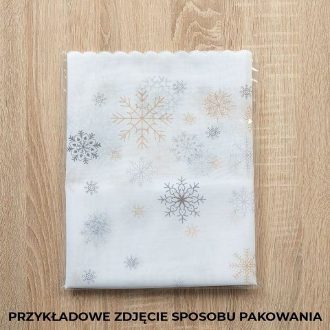 MROZIK Zazdrostka woalowa, WOAL, szerokość 100 x wysokość 40cm, kolor 001 srebrno-złoty PBN007/ZAZ/001/100040/1