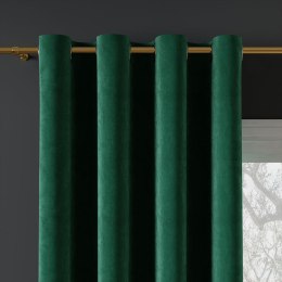 Tkanina dekoracyjna HOLLAND VELVET wysokość 300 cm kolor butelkowy zielony