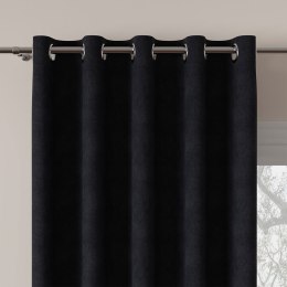 Tkanina dekoracyjna MILAS wysokość 290 cm kolor czarny