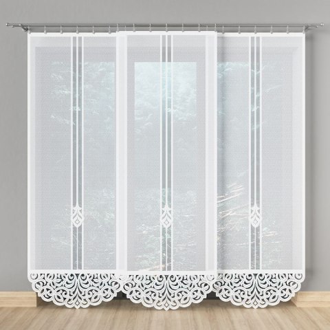 ZURIEL Panel żakardowy gotowy, szerokość 90 x wysokość 250cm, kolor 001 biały 001313/PBL/001/090250/1 ZURIEL Panel żakardowy gotowy, szerokość 90 x wysokość 250cm, kolor 001 biały 001313/PBL/001/090250/1