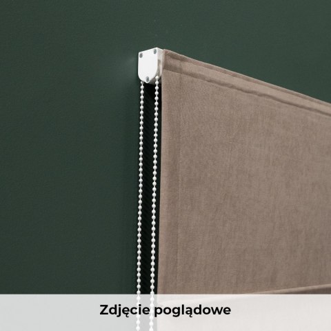 Lino, roleta rzymska półprzezroczysta, szerokość 80 cm x wysokość 160cm, 001 biały, 036148 P00096/RZY/001/080160/1