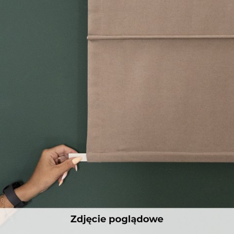 Milas, roleta rzymska, szerokość 100 cm x wysokość 170cm, kolor 042 ciepły beż MILAS0/RZY/042/100170/1